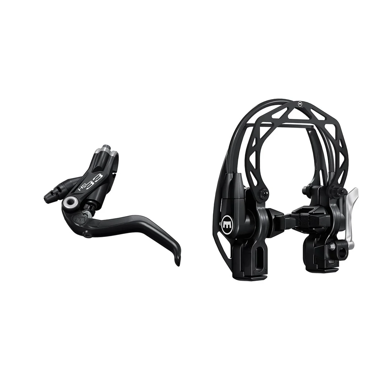 Magura HS33 Hydraulisk Bremse 2-finger sort