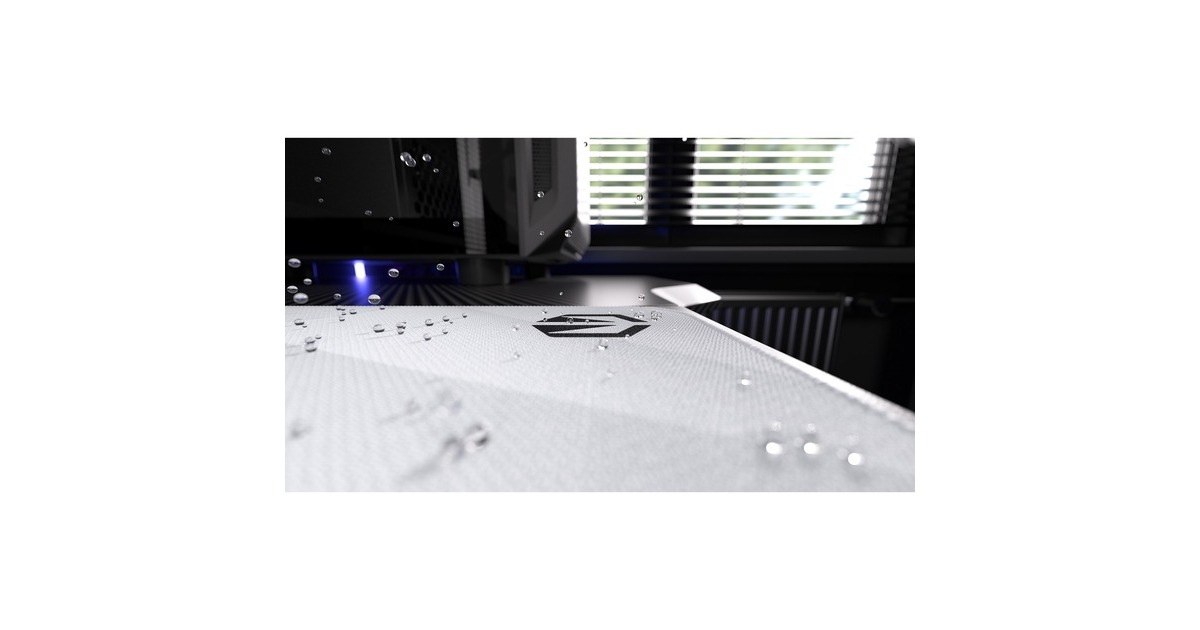 ENDORFYCrystal Onyx White L gaming muismat  (Wit/grijs)