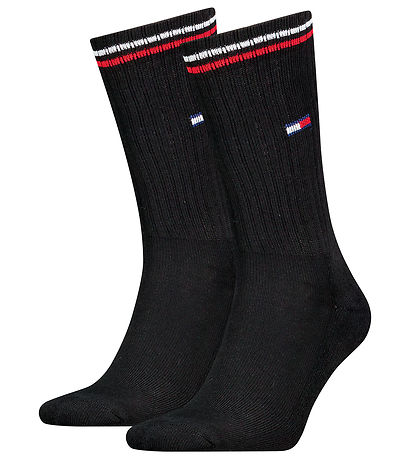 Tommy Hilfiger Strømper - 2-pak - Sort