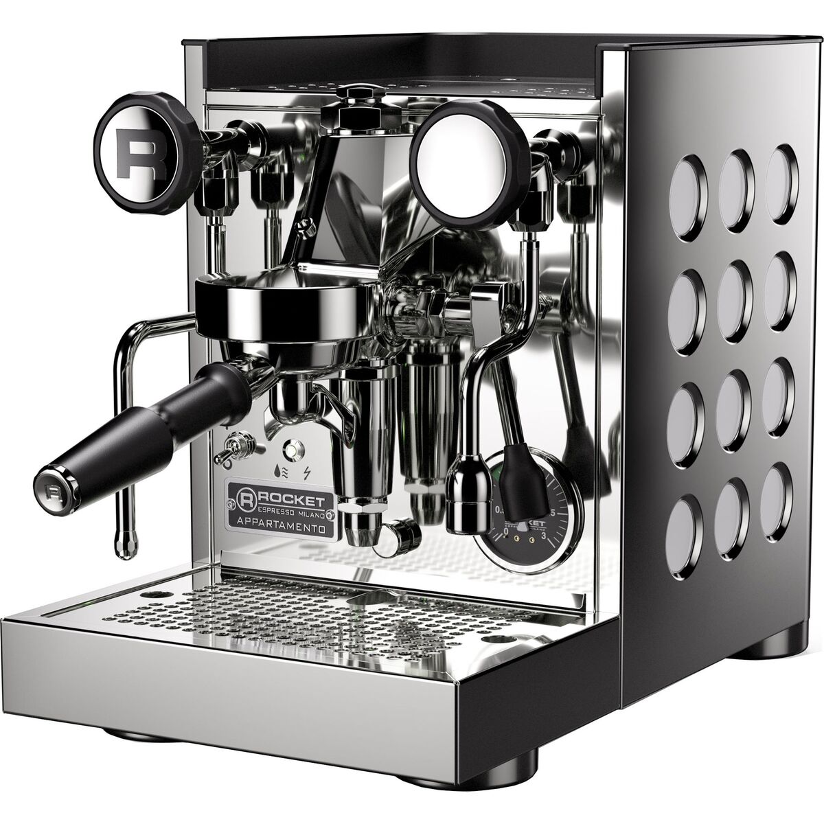 Appartamento TCA espressomaskin, krom/hvit