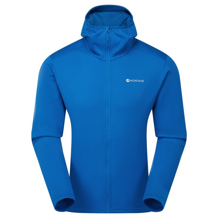 MontaneFury Lite Hooded Fleece Jacket - blau