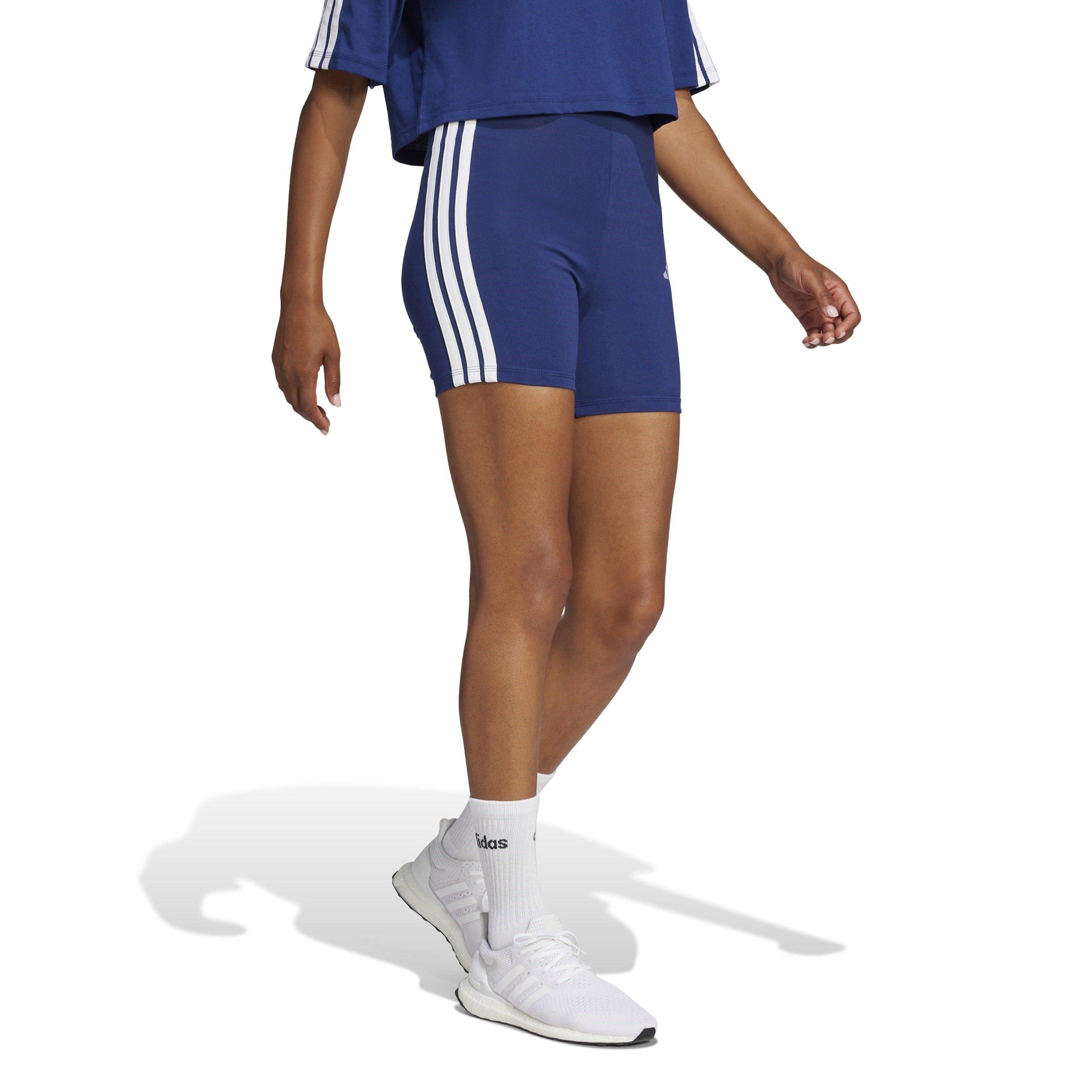 adidas Essentials 3 Stripe Biker Shorts Womens