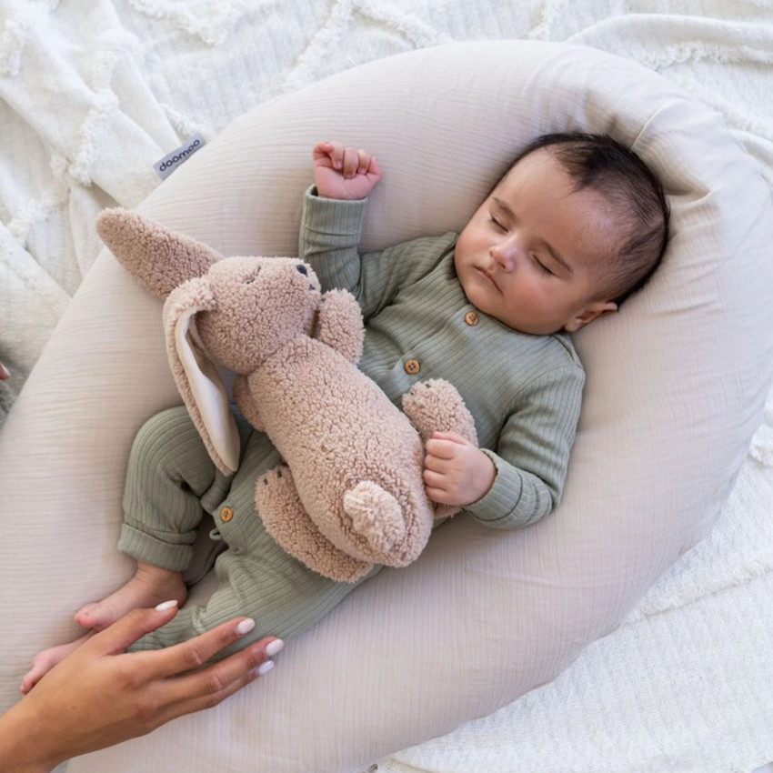 Housse pour coussin d'allaitement Comfy Big en tetra almond