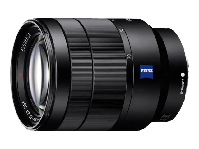 Sony SEL2470Z - Zoomobjektiv - 24 mm - 70 mm - f/4.0 Vario-Tessar T* FE ZA OSS - Sony E-mount - for Cinema Line; a VLOGCAM; a1; a1 II; a6700; a7 IV; a7C; a7C II; a7CR; a7R V; a7s III; a9 III