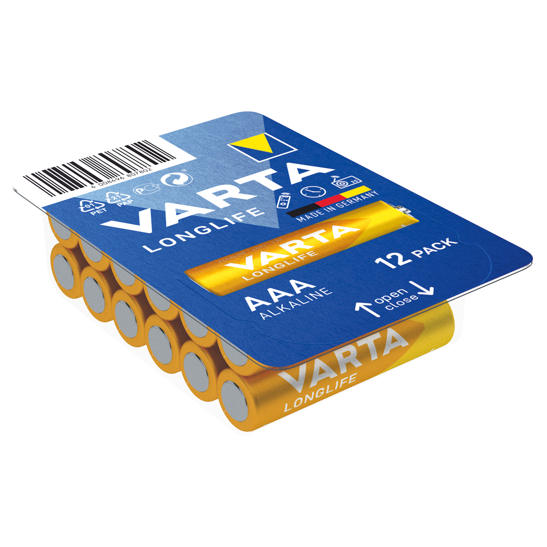 VARTA Batterien - LONGLIFE POWER AAA / AA - 12-Pack