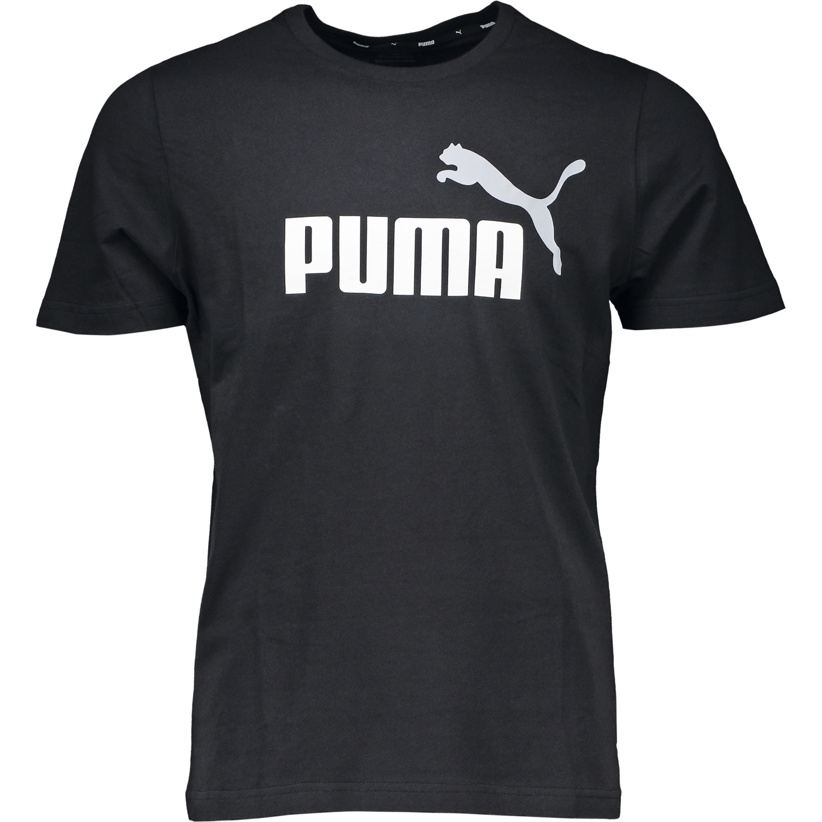 Puma Ess+ 2Col Logo Tee Hr, schwarz, M
