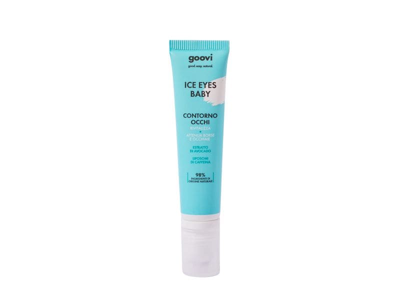 Goovi Augencrème Ice Eyes Baby 15 ml Natürliche Augenpflege gegen Tränensäcke und Augenringe