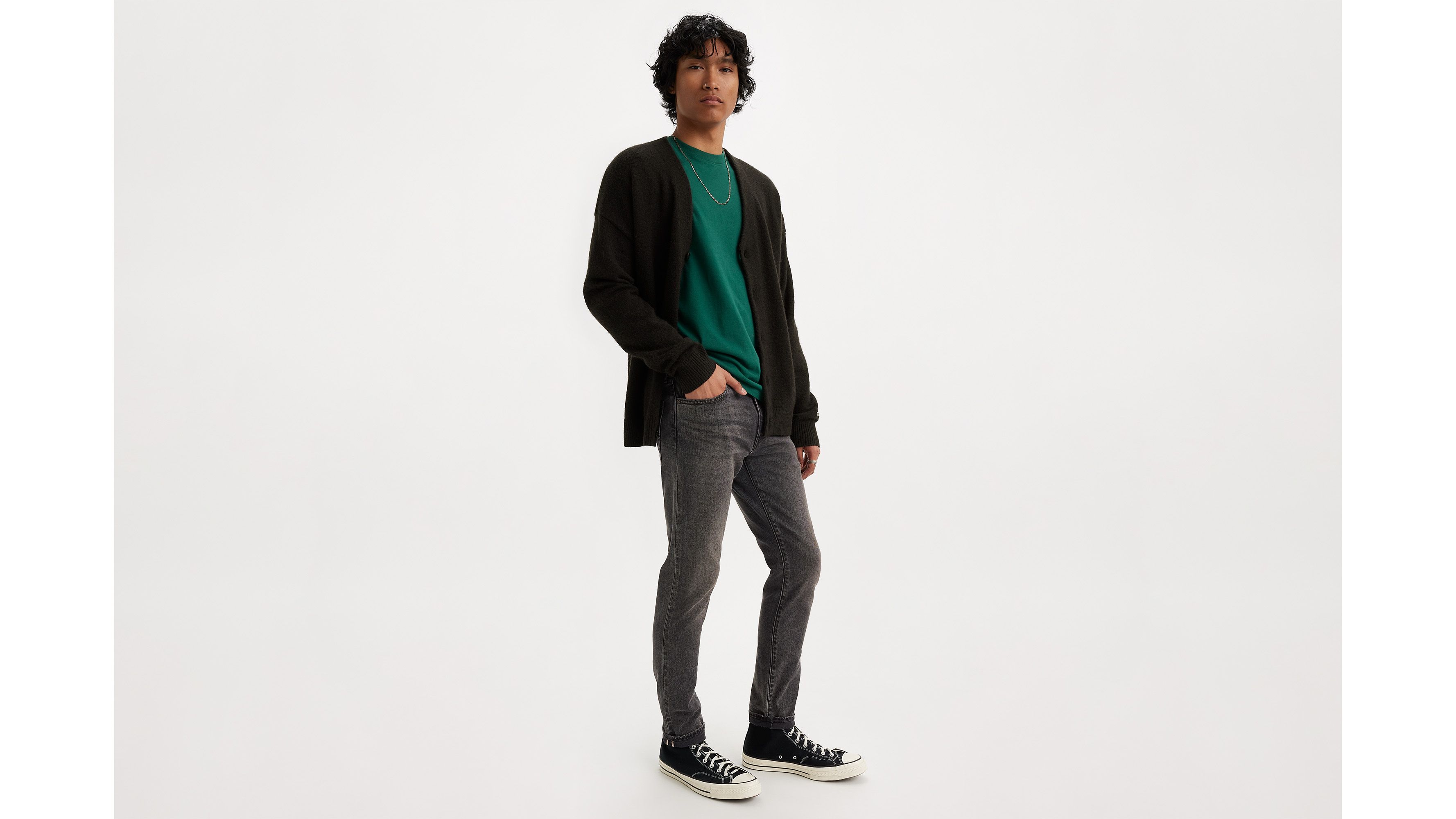 Jean 512™ slim fuselé lisière selvedge - Up And Coming Selvedge - Noir