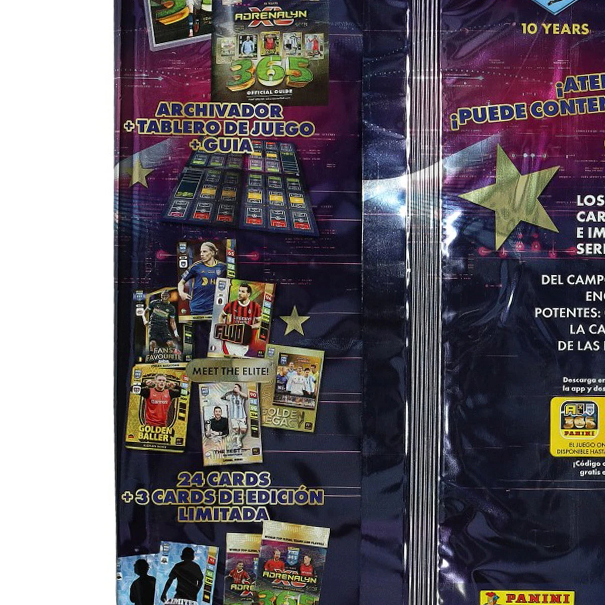 Megapack (Caderneta+4 Carteiras +3 Cartas Esp.+Guia+Tabuleiro) Adrenalyn Fifa 365 2024-202