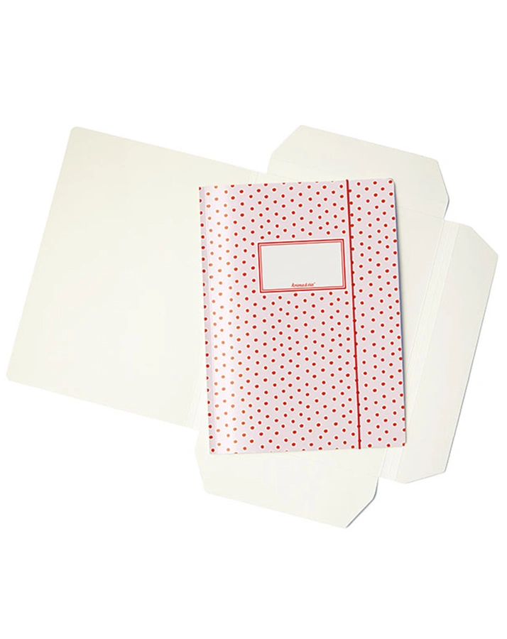 Sammelmappe TUPFER A3 in rosa