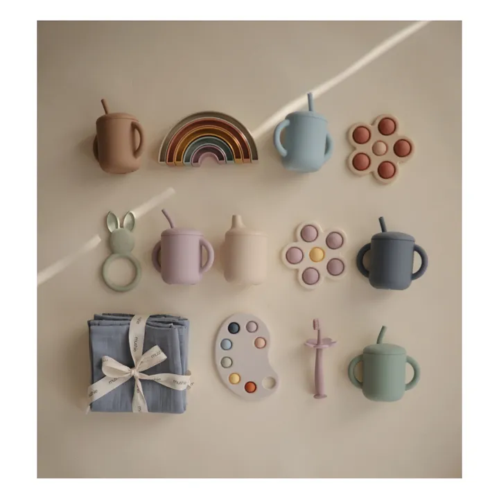 Mushie Jouet pop it en silicone | Lilas