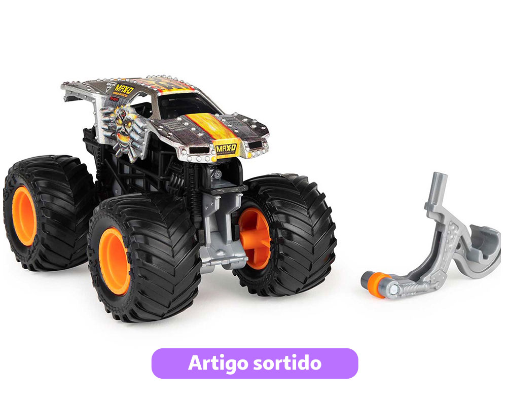VEÍCULOS 1:64 MONSTER JAM MODELOS SORTIDOS