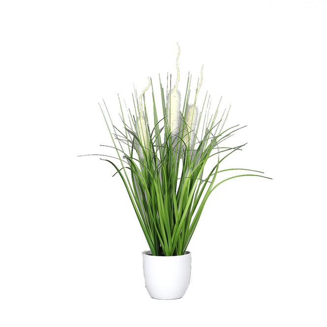 Gras Fruchtstand - creme - ca. 48 cm