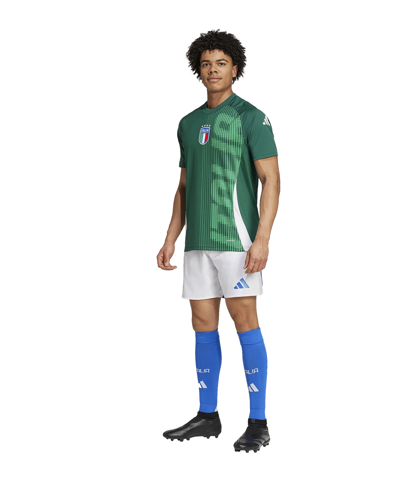 adidas Italien Prematch Shirt Grün