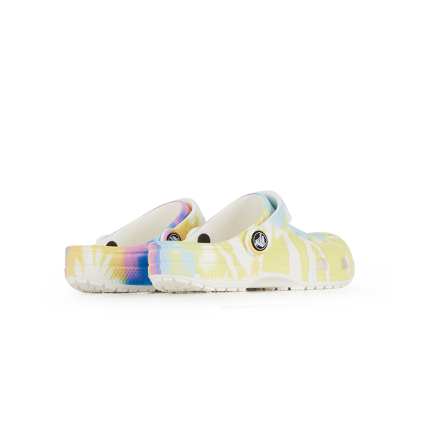 CROCS CLASSIC TIEDYE GRAPHIC CLOG