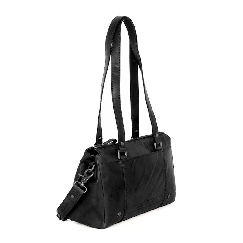 Spikes & Sparrow Bronco Handtas Jeaninne Black
