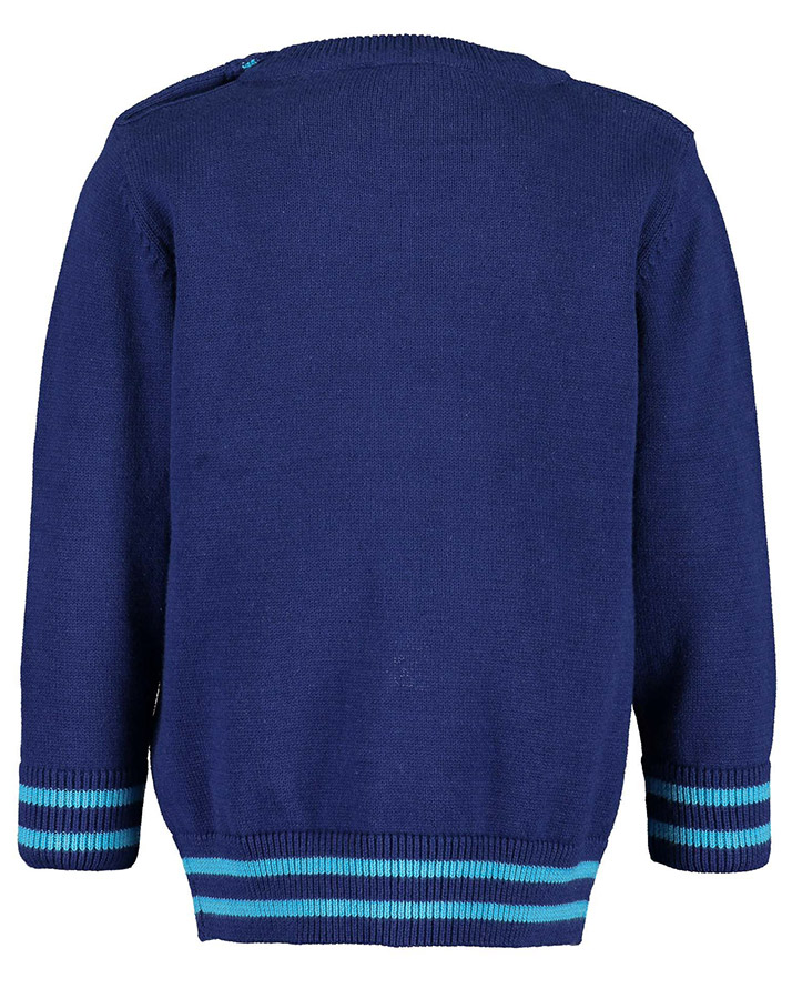 Strickpullover SPACE BLAST in ultramarinblau