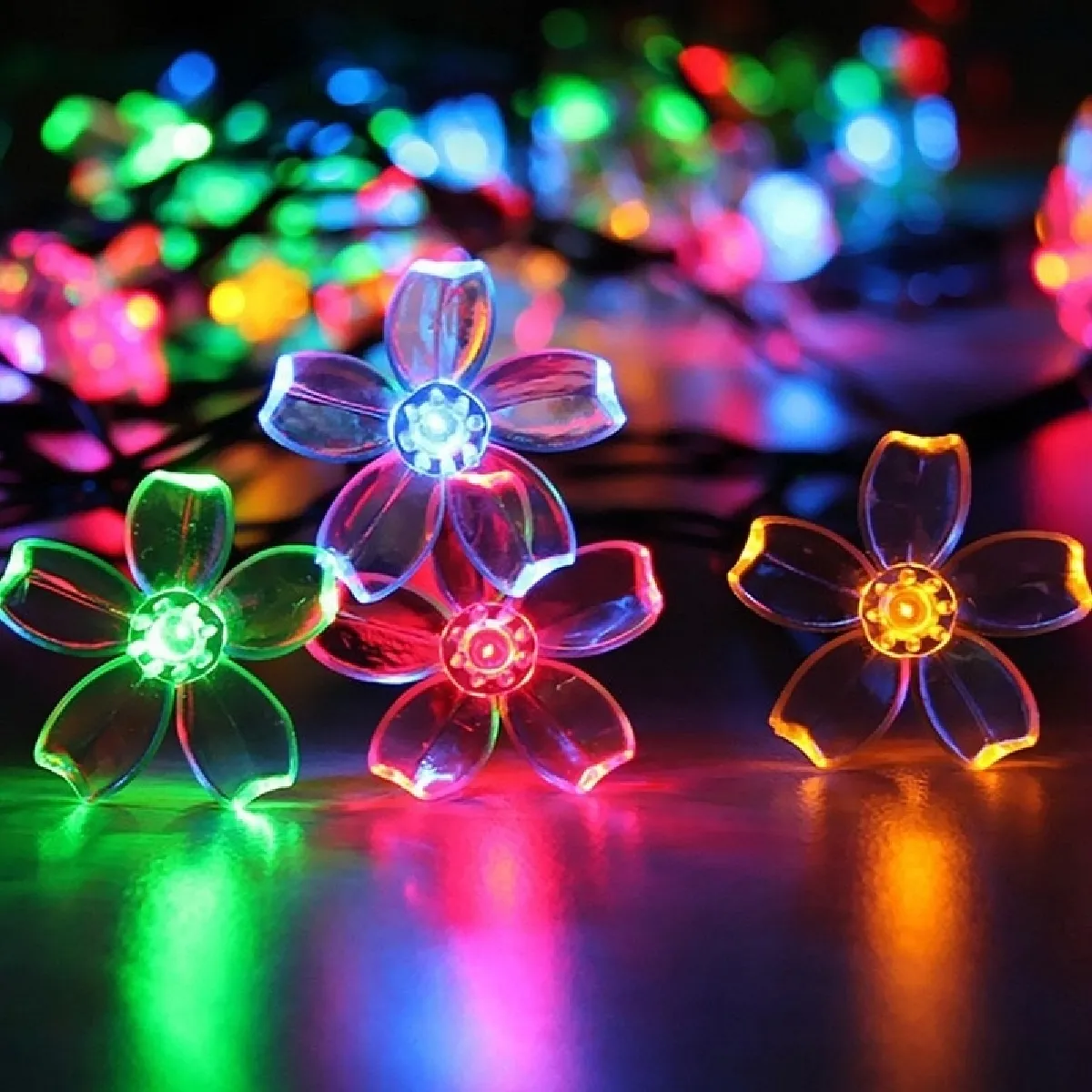 Wewoo Guirlande LED 5m fleurs cerisier - LED colorées