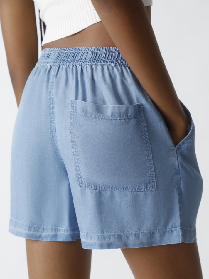 Shorts jeans leves - Índigo