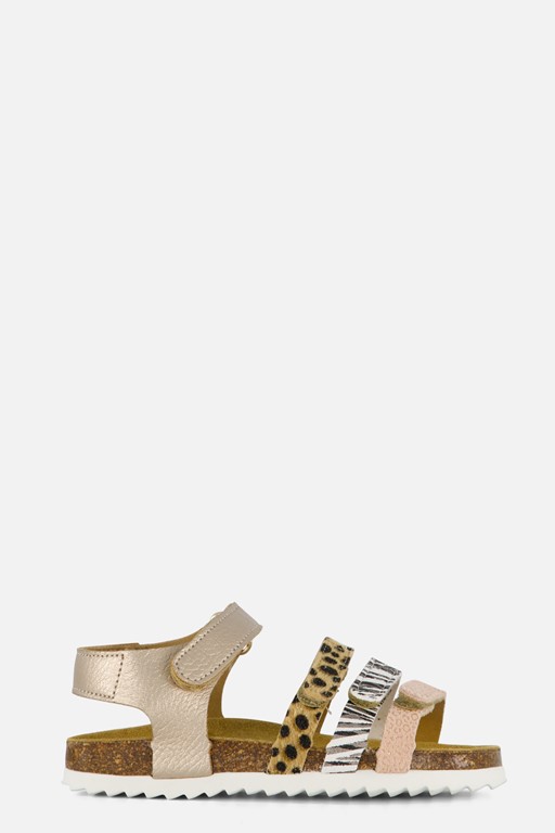 Develab Sandalen goud Leer