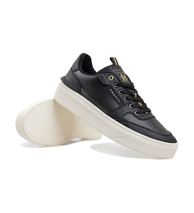 EndorsedTennis-Softleather/Tumbledleathe Black-Gold