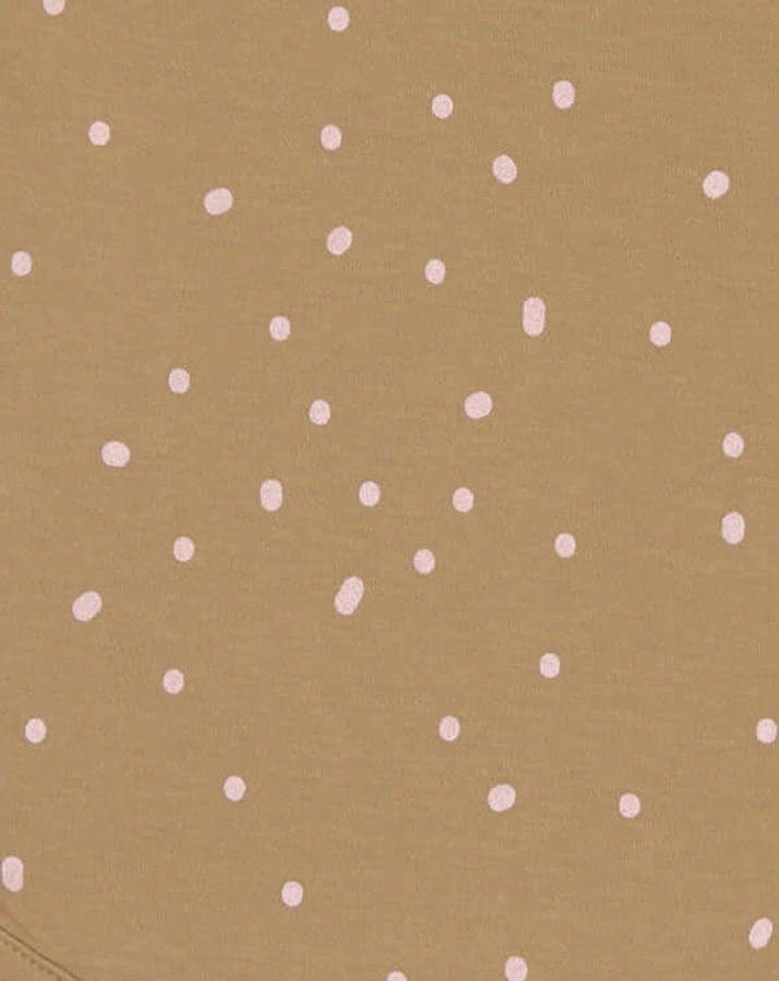Kurzarm-Body DOTS in curry