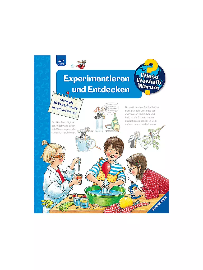 RAVENSBURGER Buch - Wieso Weshalb Warum - Experimentieren und Entdecken keine Farbe