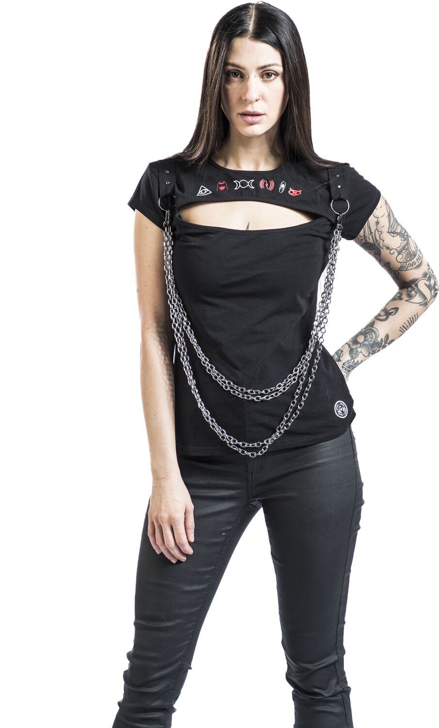 Gothicana X Emily the Strange - T-shirt | Gothicana by EMP T-Shirt Manches courtes