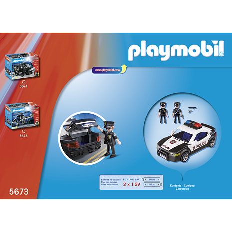 PLAYMOBIL Politibil 5673
