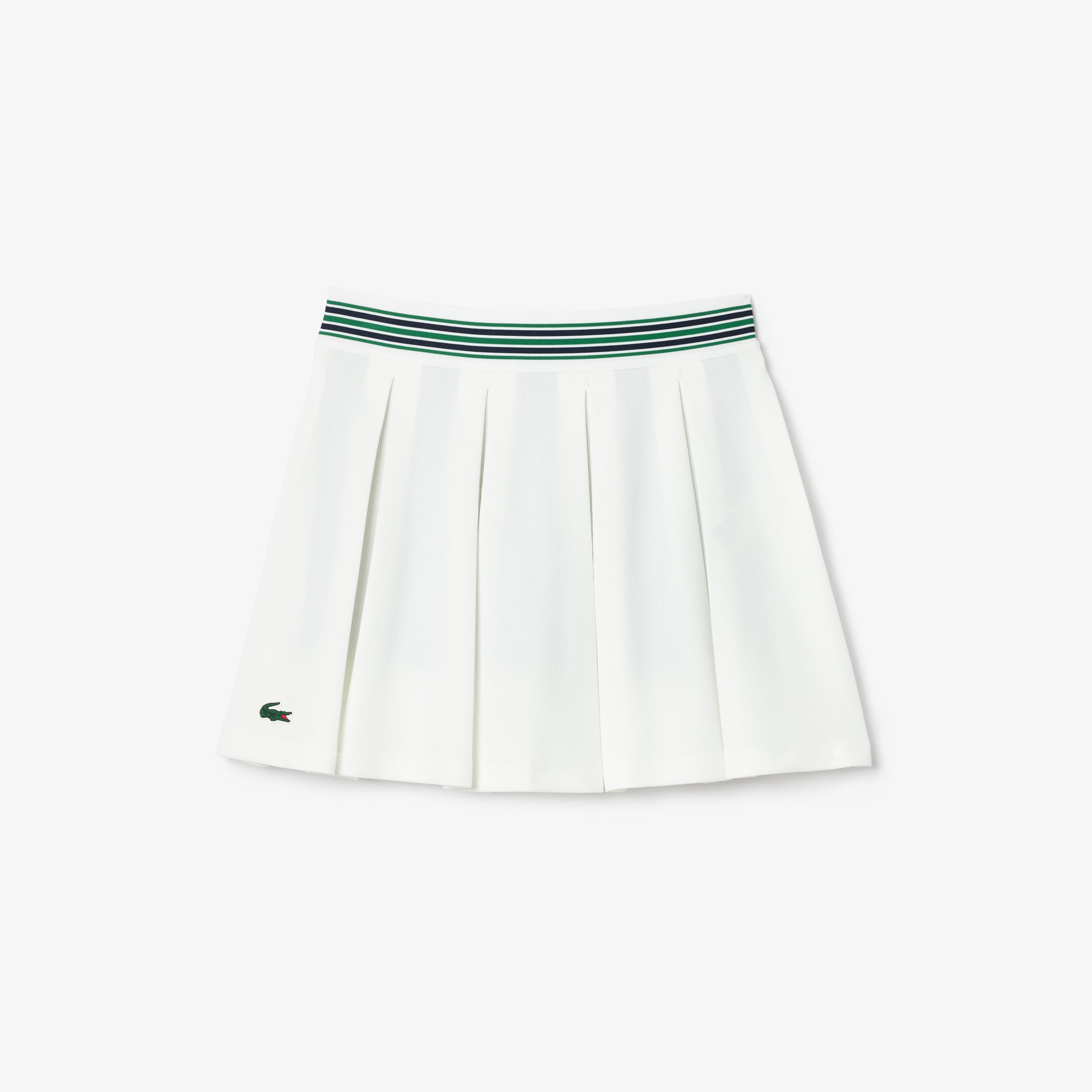 Jupe sport avec shorty intégré en piqué Robes & Jupes - Blanc - Lacoste - Femme