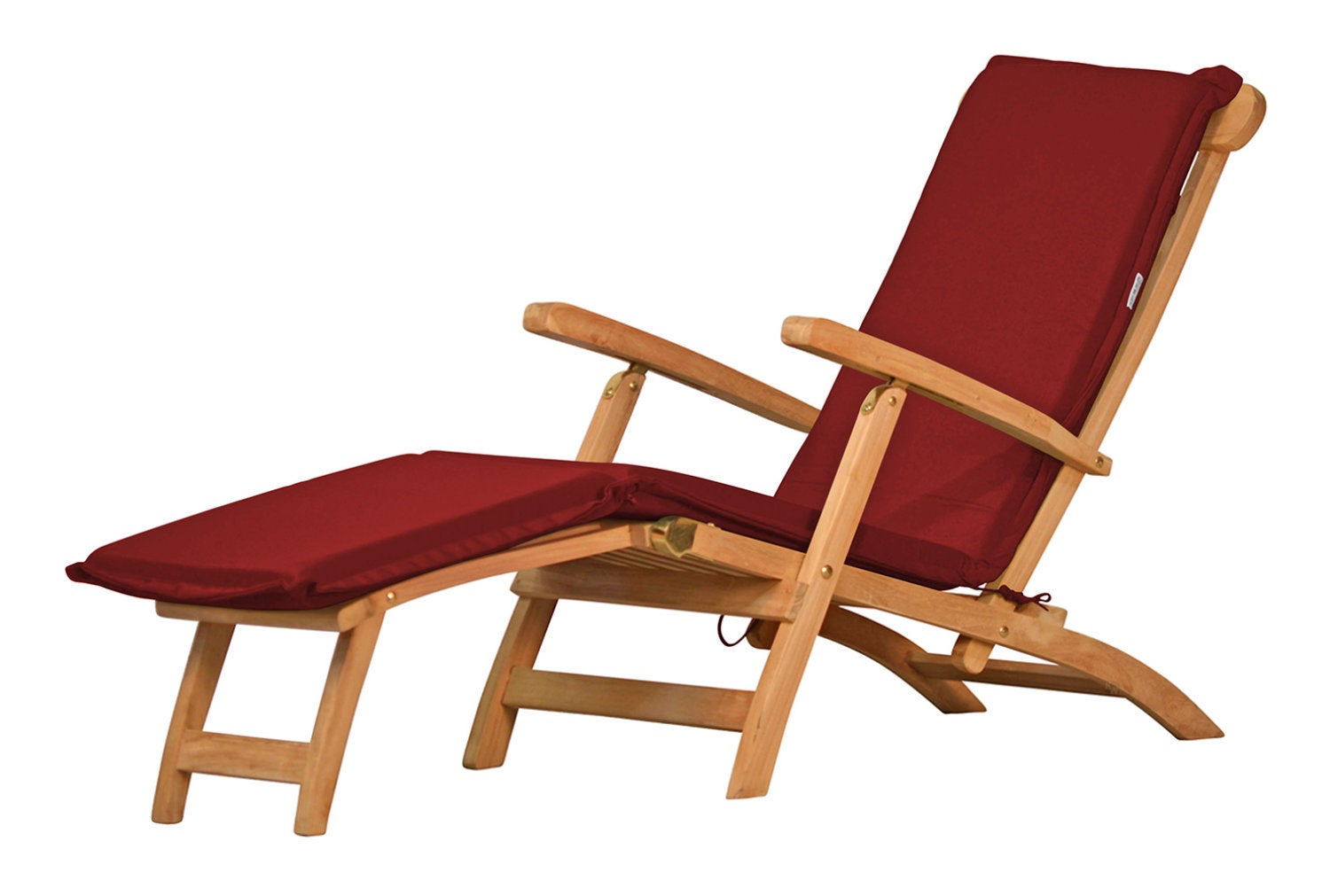 Ligstoelkussen, ligstoelkussen, bordeauxrood, wasbaar, premium