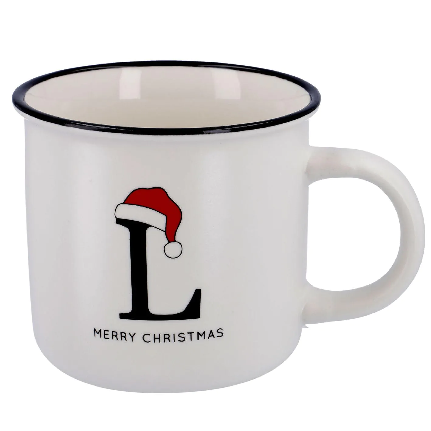 Becher Buchstabe mit Mütze, L, 380 ml