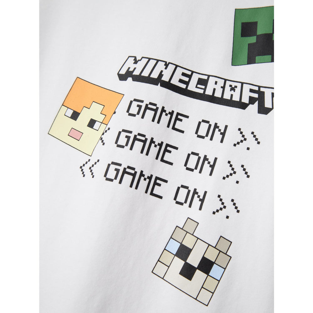 Køb Name It Bright White Jafar Minecraft Regular T-Shirt