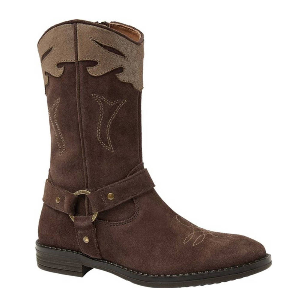 Kipling Fendy Bsuède cowboylaarzen bruin
