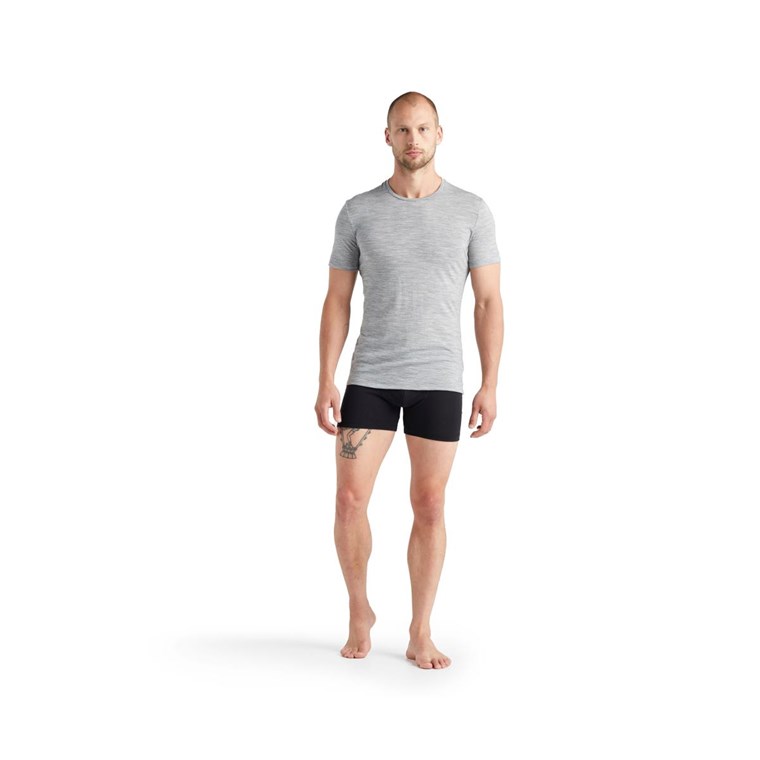 Icebreaker Anatomica Boxers Mens Black