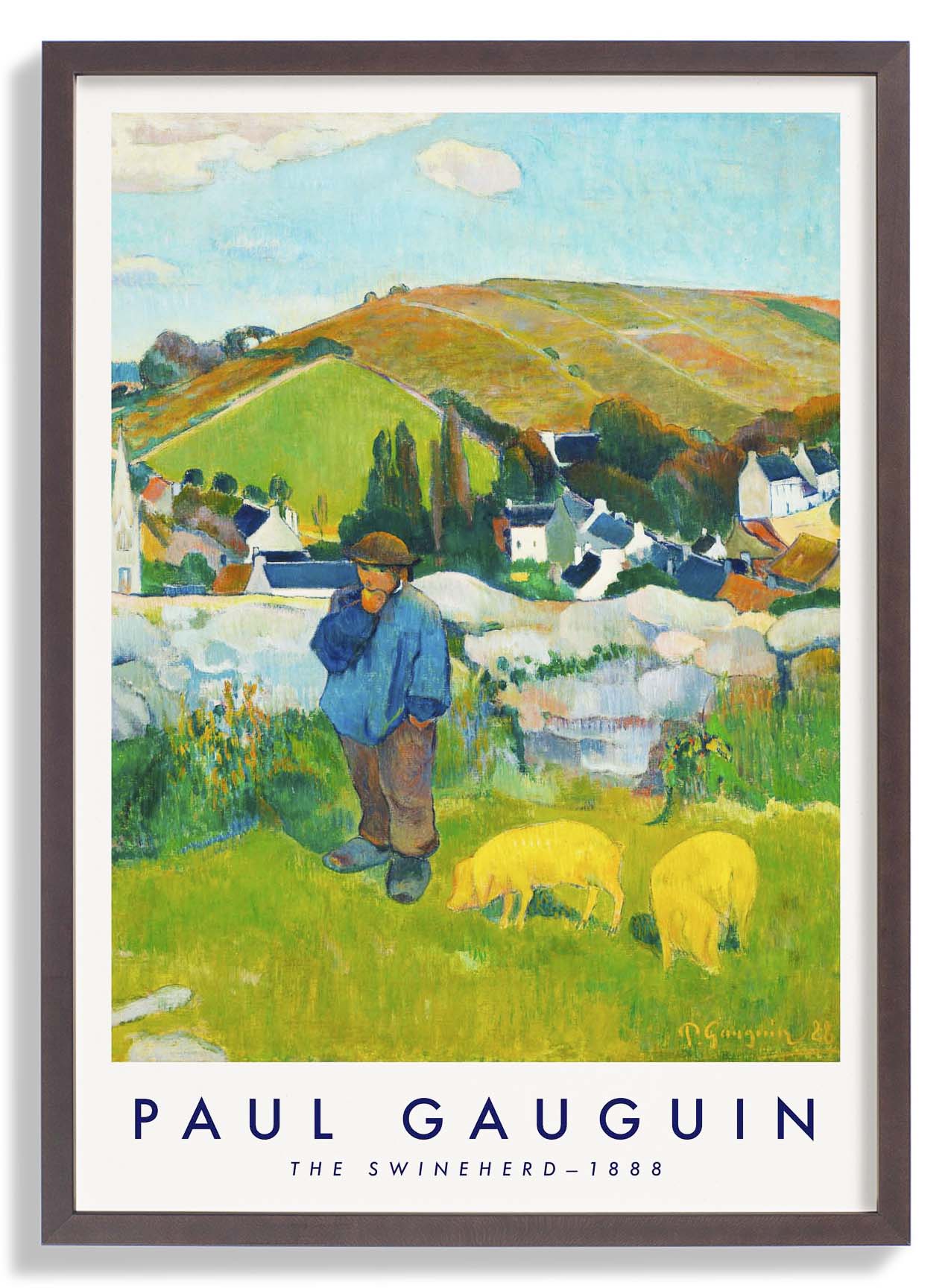 Der Schweinehirt von Paul Gauguin