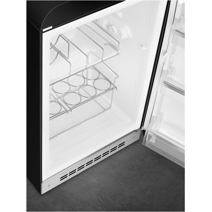 SMEG Stand-Kühlschrank 50's Retro Style FAB10HRBL5 Schwarz