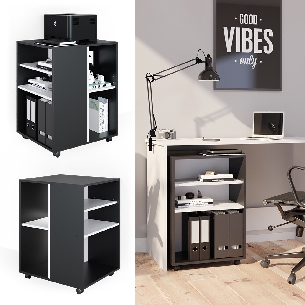 Vicco Rollcontainer Bürocontainer Büroschrank Schreibtisch Aktenschrank ANT