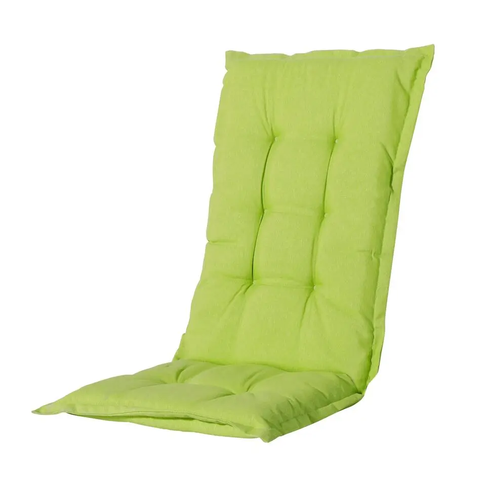 Madison - Tuinstoelkussen Hoge Rug Panama lime - Ca. 123x50 cm - Set van 4