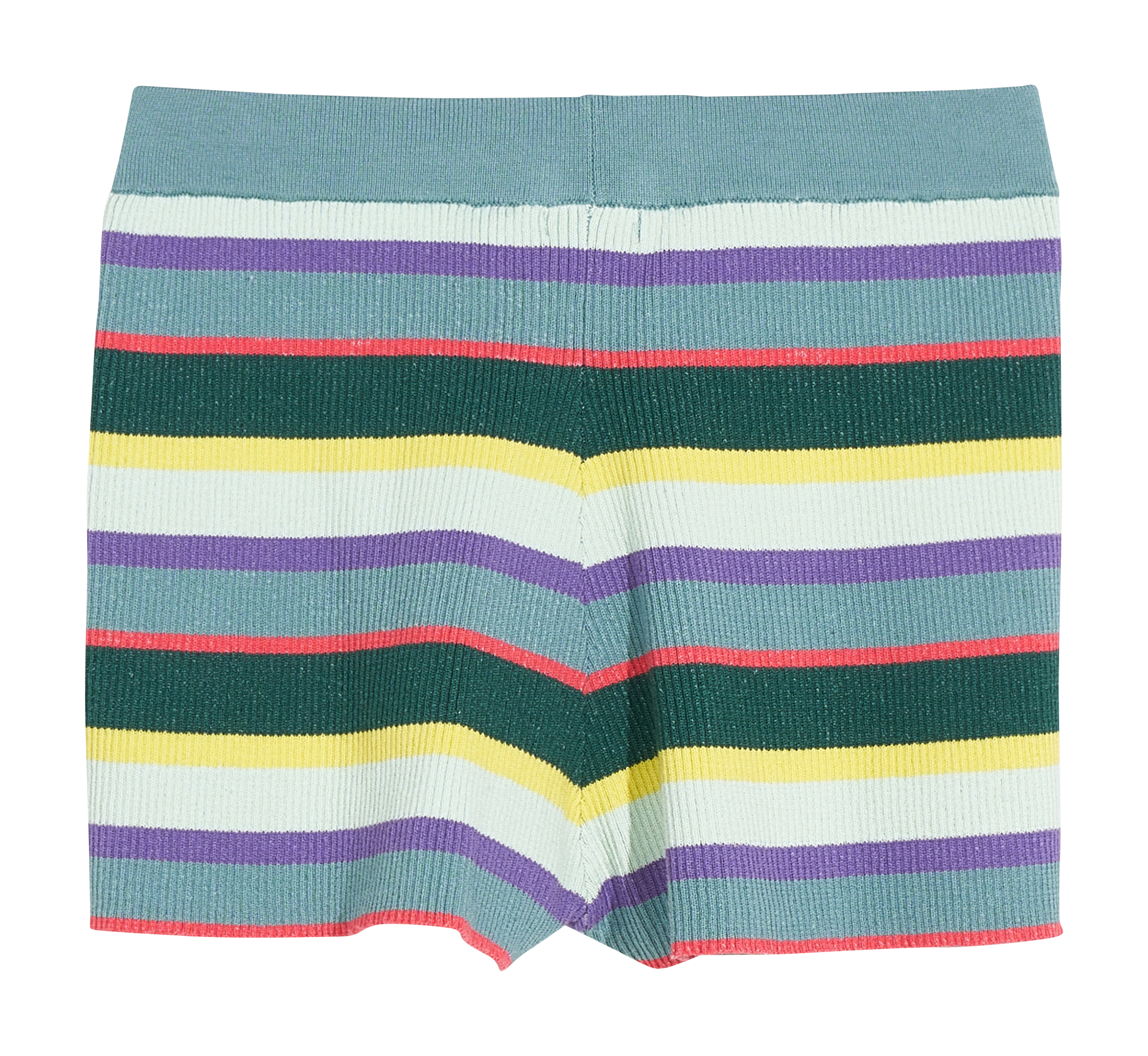 GEMIN - Short tricoté en coton mélangé| Bleu