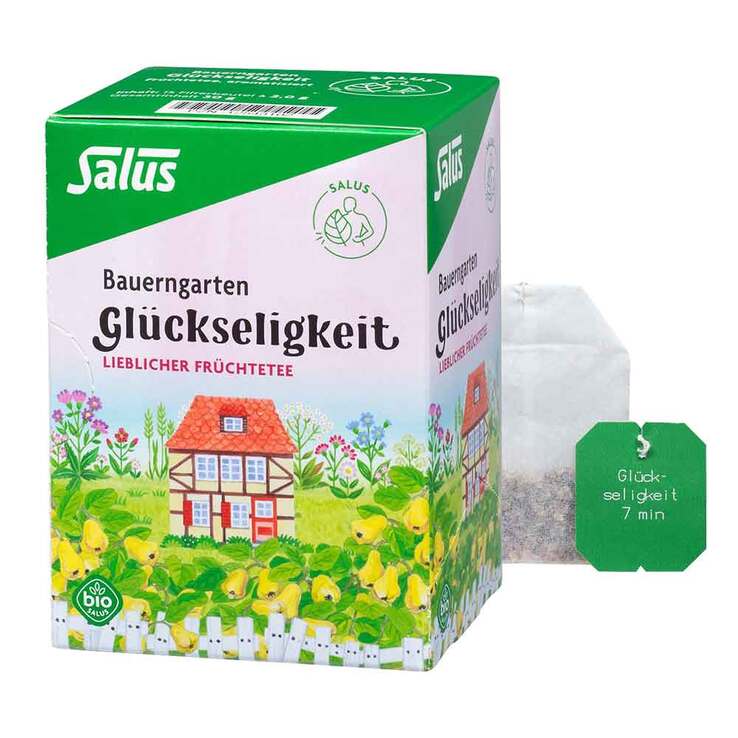 Bauerngarten-Tee Glückseligkeit Früchtetee Salus, 15 St