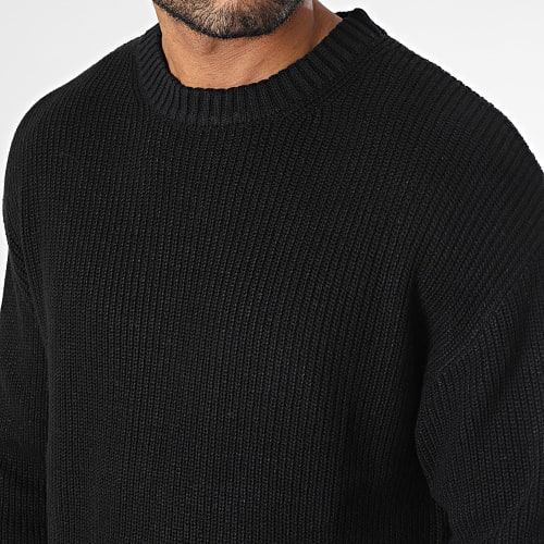 Pull Rib Knit Noir