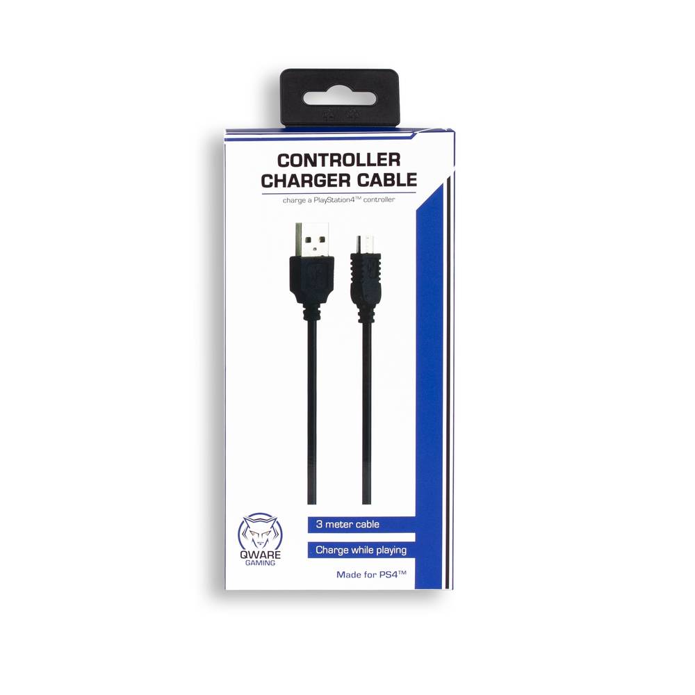 PS4 Qware USB kabel - 3 meter