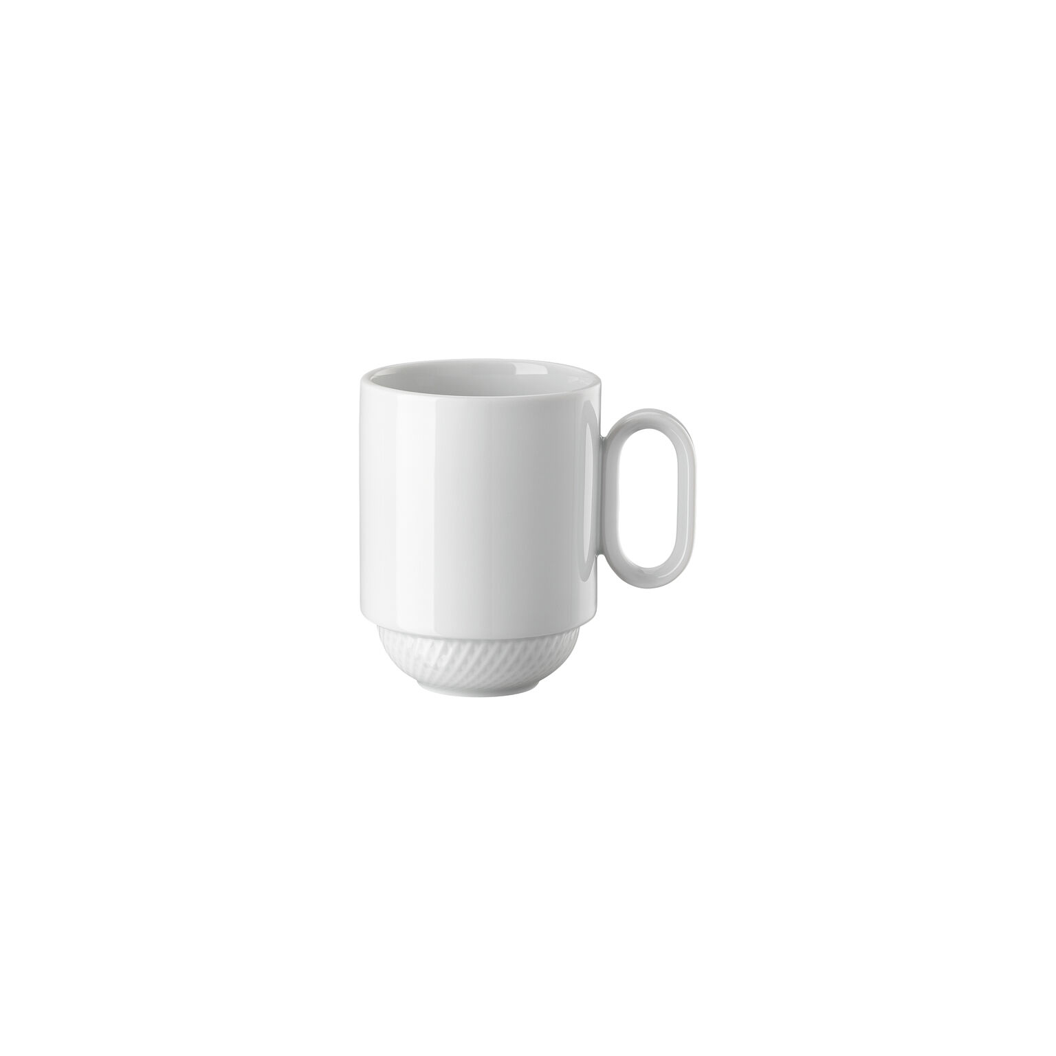 Blend Weiss Becher mit Henkel stapelbar