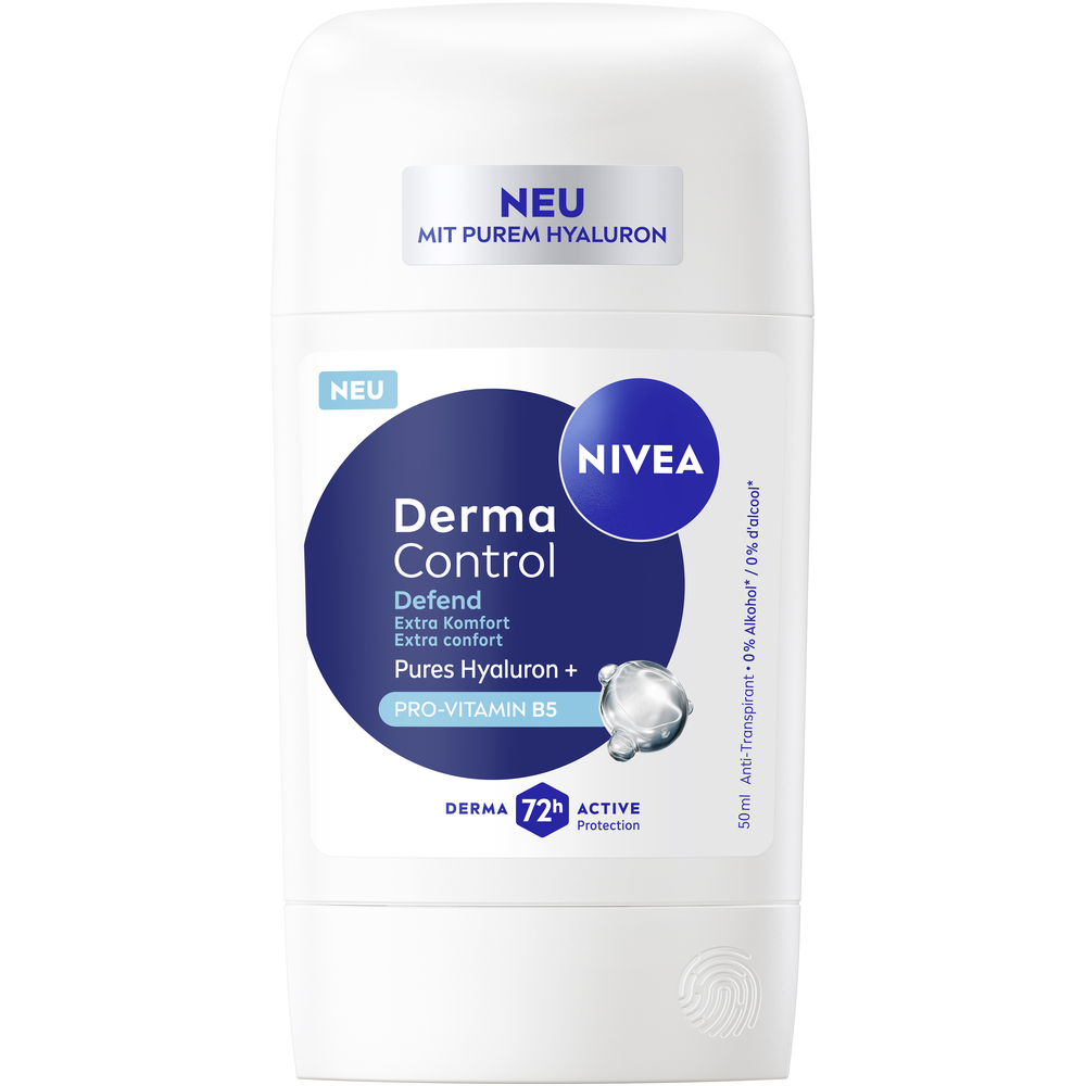 Nivea Deo Derma Control Defend<br>50 ml, Stick, Stick, Female