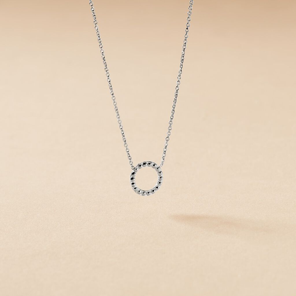 Collier Peytone Argent Blanc