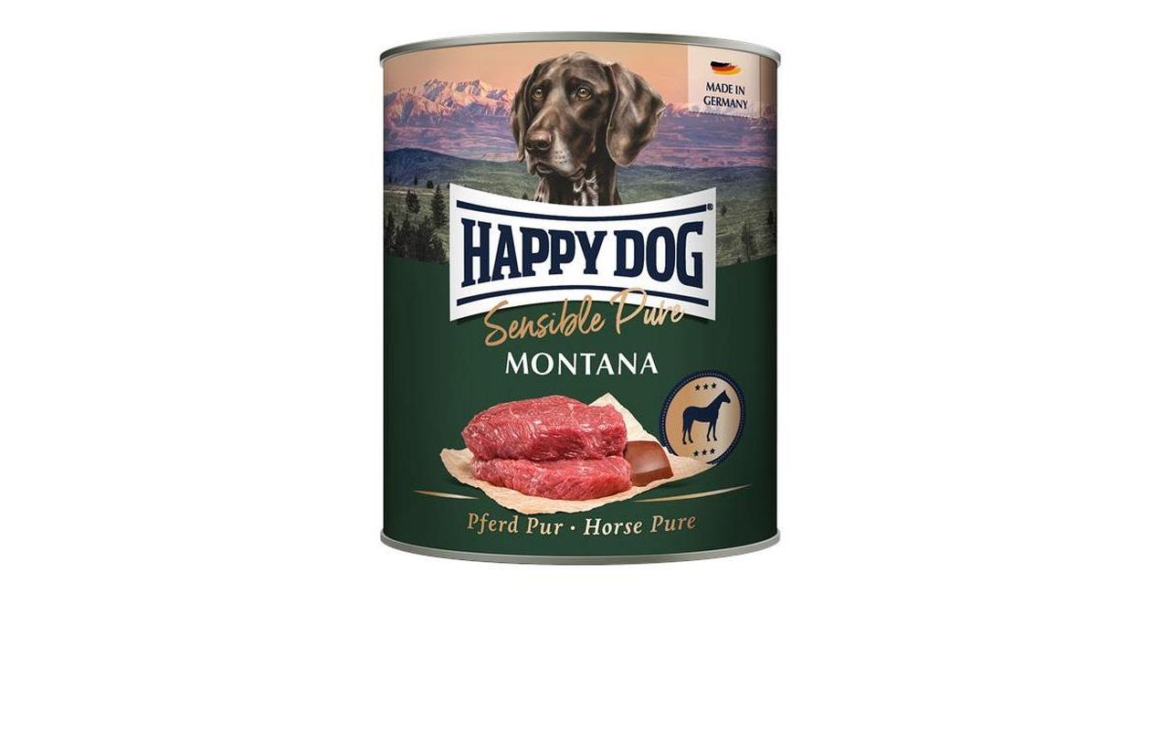 Nassfutter Sensible Pure Montana Pferd, 800 gAlleinfuttermittel für ausgewachsene Hunde