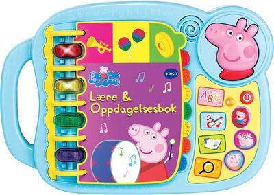 Vtech Lære & Oppdagelses Bok Peppa Gris