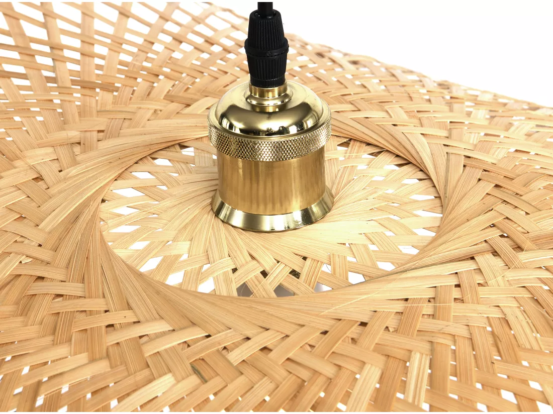 Suspension en bambou - D.80 x H.120 cm - Naturel clair - JURUA