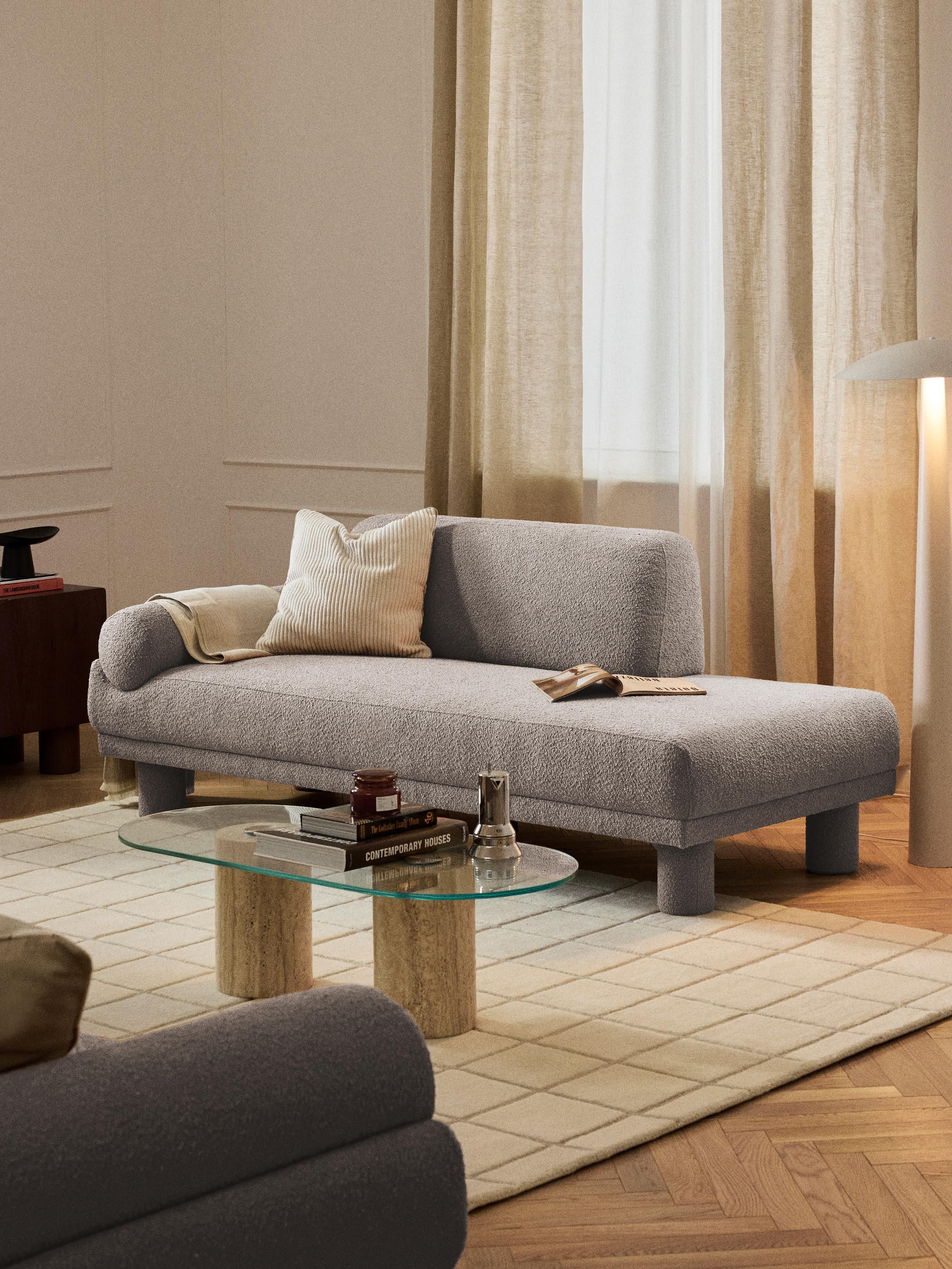 Bouclé chaise longue Lilo